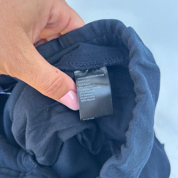 ME+EM Navy Luxe Travel Tailoring Layering Jacket Man Pant Co-Ord Set 0 - Picture 15 of 16